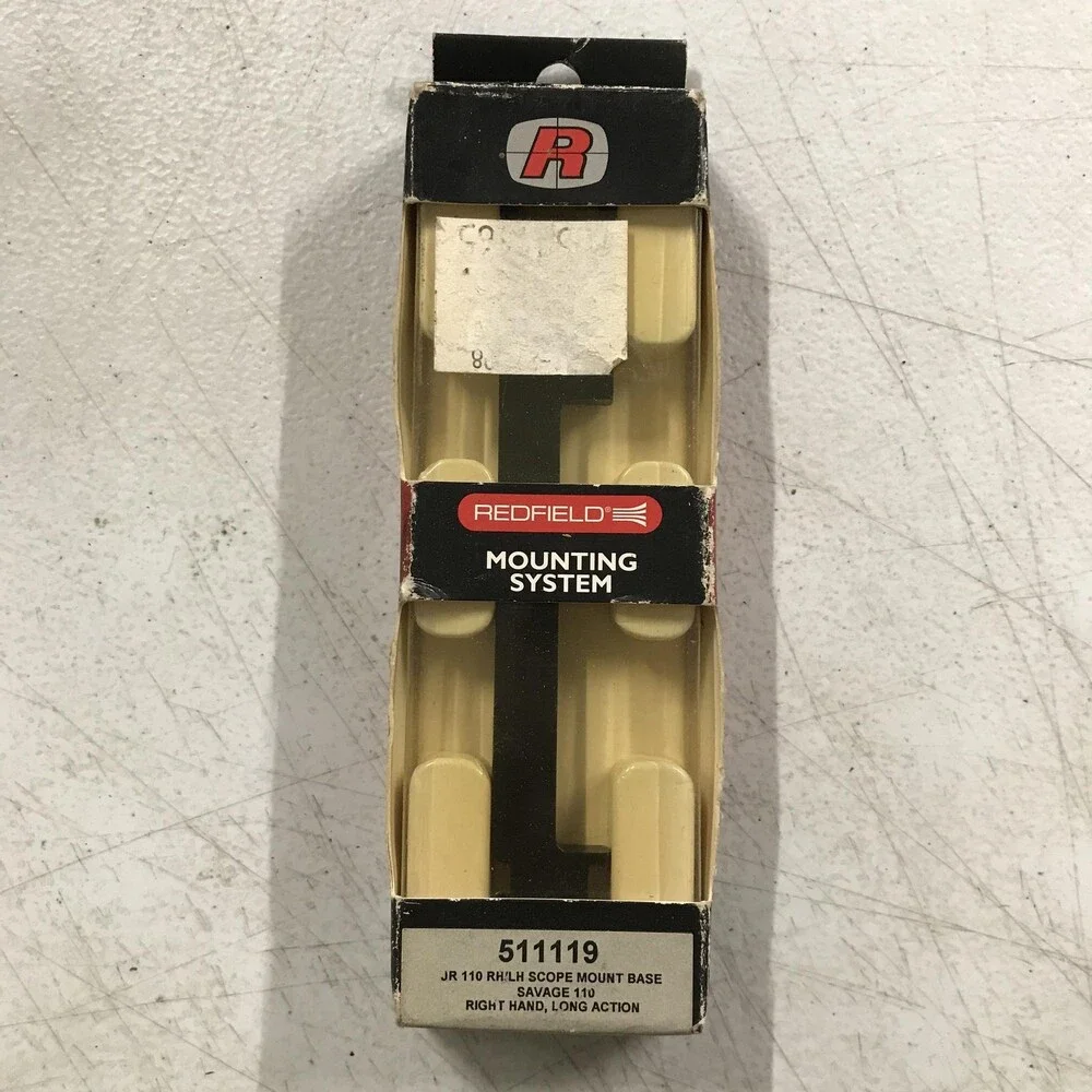 Vintage Redfield Scope Mount Base Savage 110 JR 110 RH LH 511119 USA Black Steel